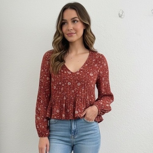 American eagle cropped peplum - american,