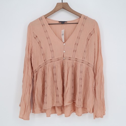 American eagle peach crochet - american,