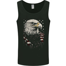 American Eagle With USA Flag